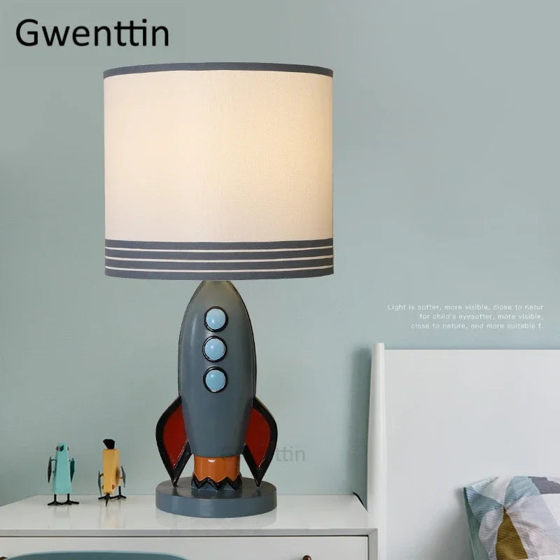 Nordic Artistic Rocket Desk Lamp - Mediterranean Decor