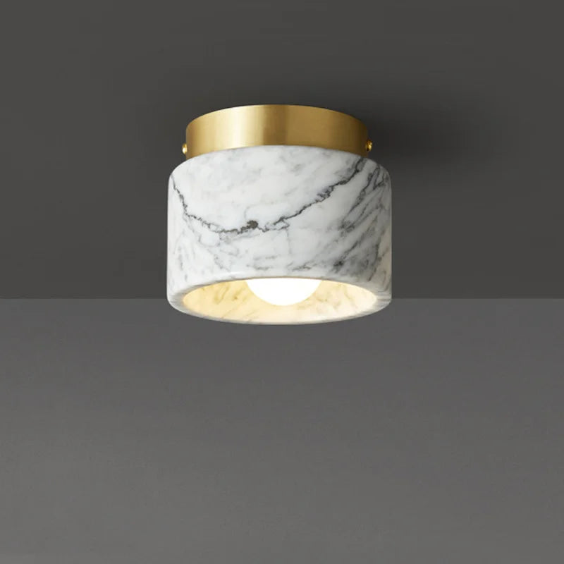 Italian Marble Ceiling Light - Decorative Fixture for Any Space