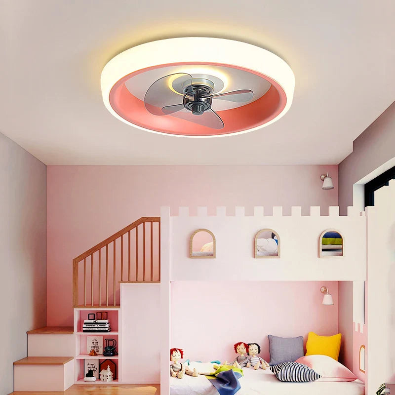 Modern LED Ceiling Fan with Remote Control - Creative & Practical