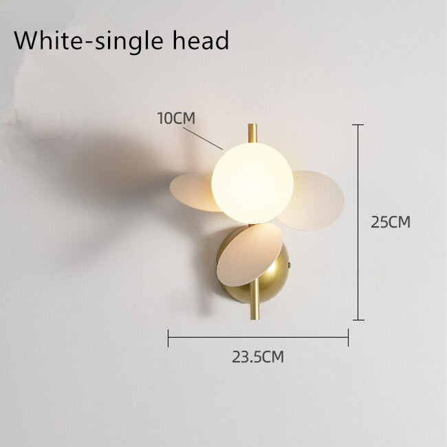 Modern Colorful Wall Light for Kids - Clover Design