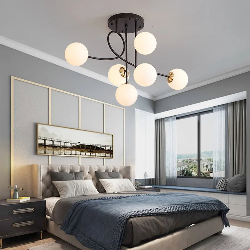 Modern Minimalist Nordic Gold LED Magic Bean Pendant Light