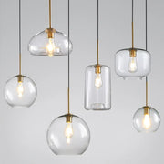 Industrial Glass LED Pendant Light