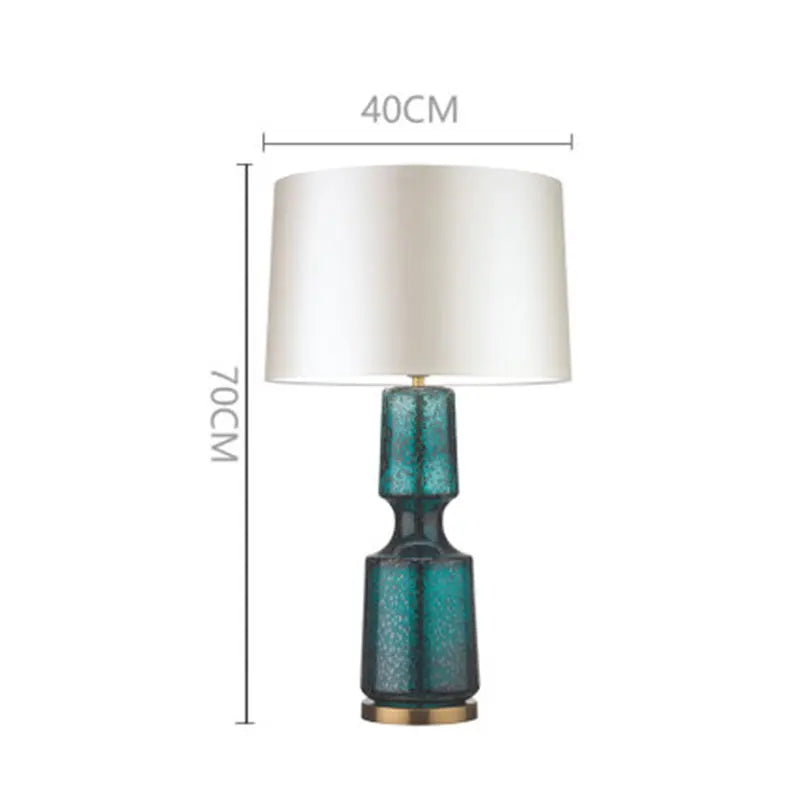 Retro Glass Table Lamp - Minimalist Design for Home Decor