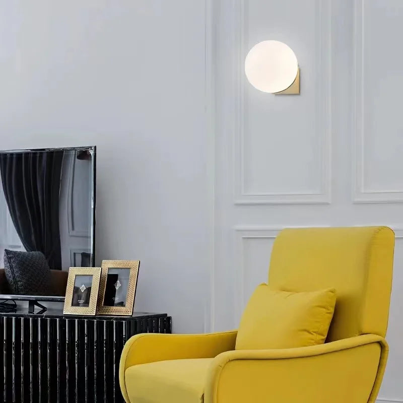Creative Personality Art Sphere Wall Sconce
