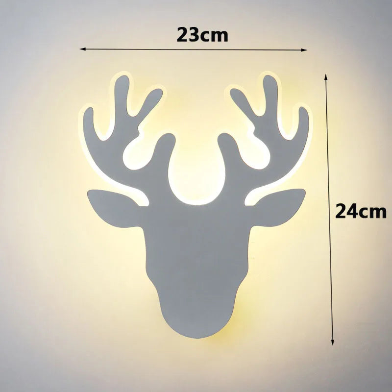 Creative LED Wall Sconce in Deer Shape