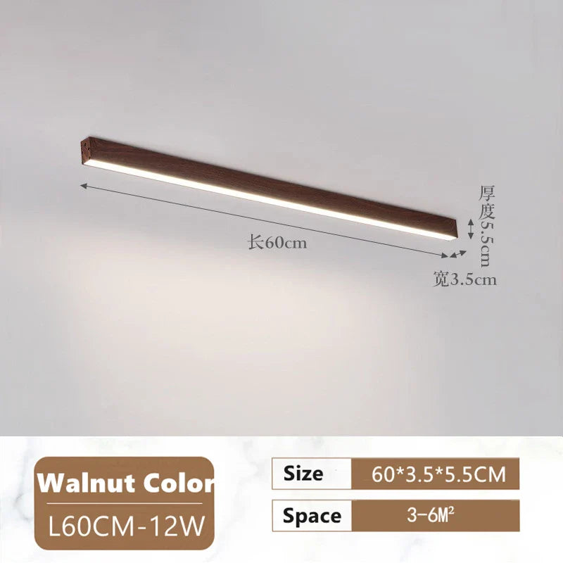 Nordic Aluminum LED Ceiling Light for Walkways