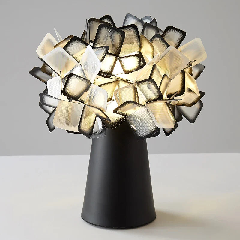 Modern Slamp Clizia Desk Lamp - PVC Flower Design