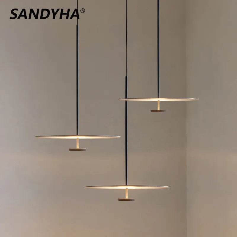Minimalist LED Ring Pendant Light