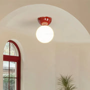 Simple Bauhaus Medieval Style Ceiling Light for Entryway Decor