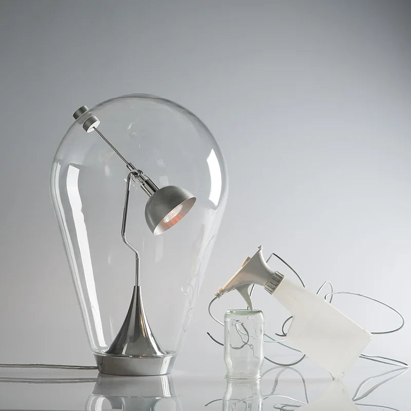 Modern Adjustable Magnetic Glass Desk Lamp