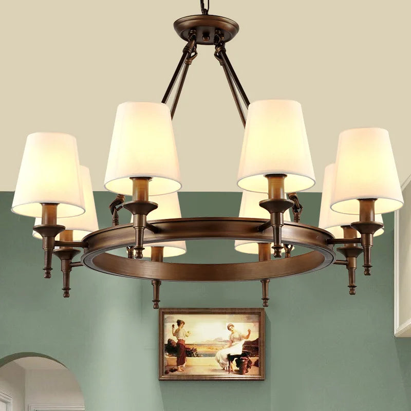Retro American Ceiling Lamp for Home Living Room Dining Decor