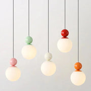Modern Glass Pendant Light for Cafe Bar Counter