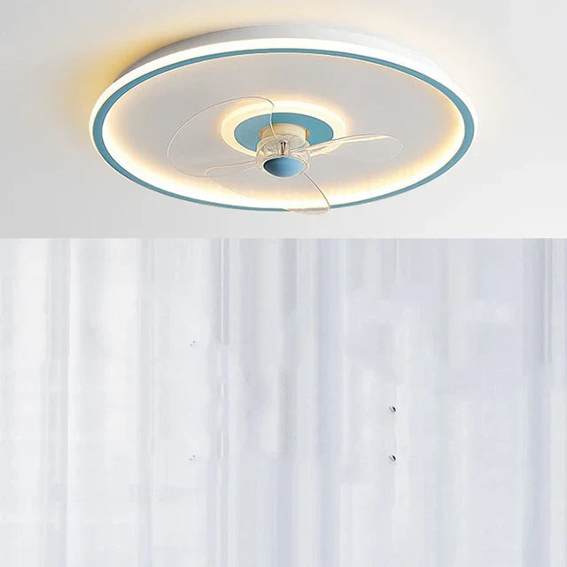 Smart Ceiling Fan with Remote Control and LED Light