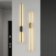 Gold and Black Indoor LED Wall Sconce