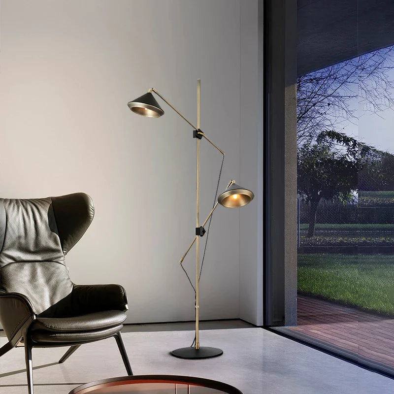 Modern Floor Lamp with Adjustable Luxury Design Speaker