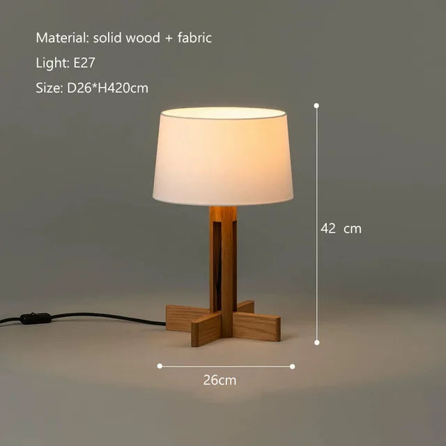 Wabi Sabi Wooden Floor Lamp for Modern Interior Decor