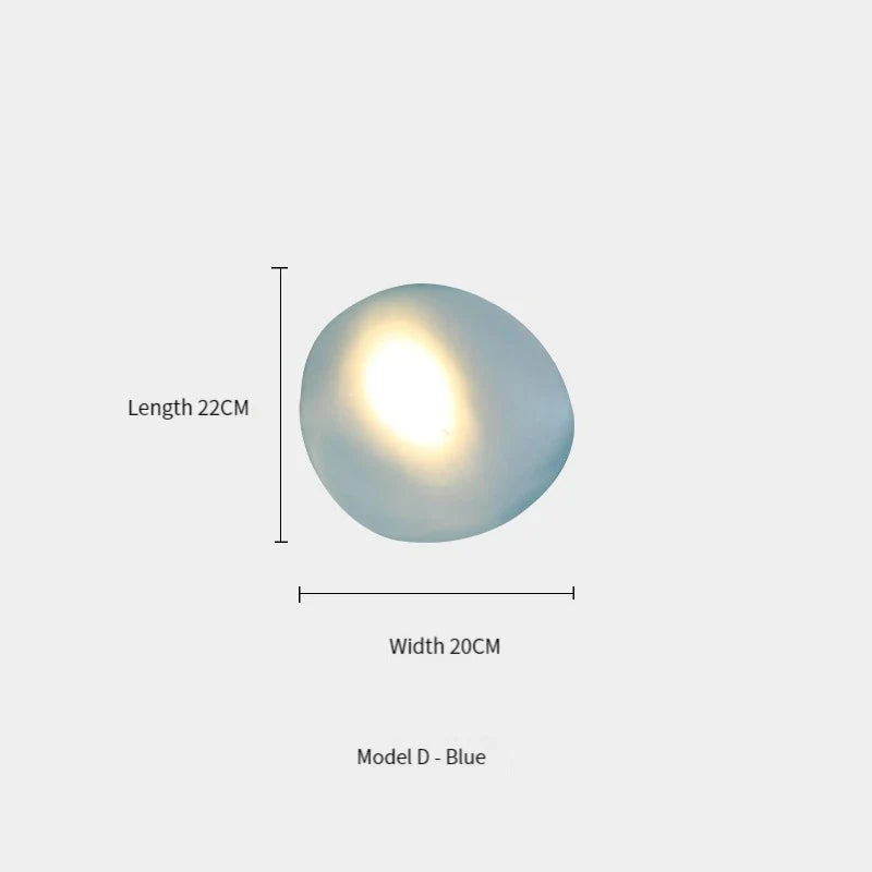Nordic Design LED Glass Wall Sconce