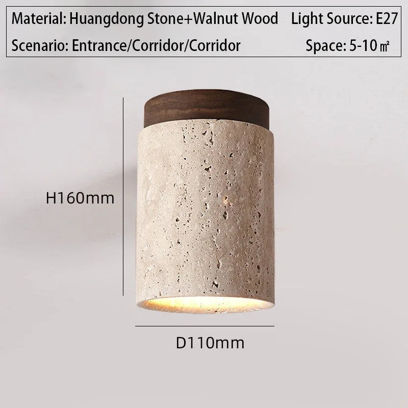 Modern Marble LED Ceiling Light for Entrance Decor