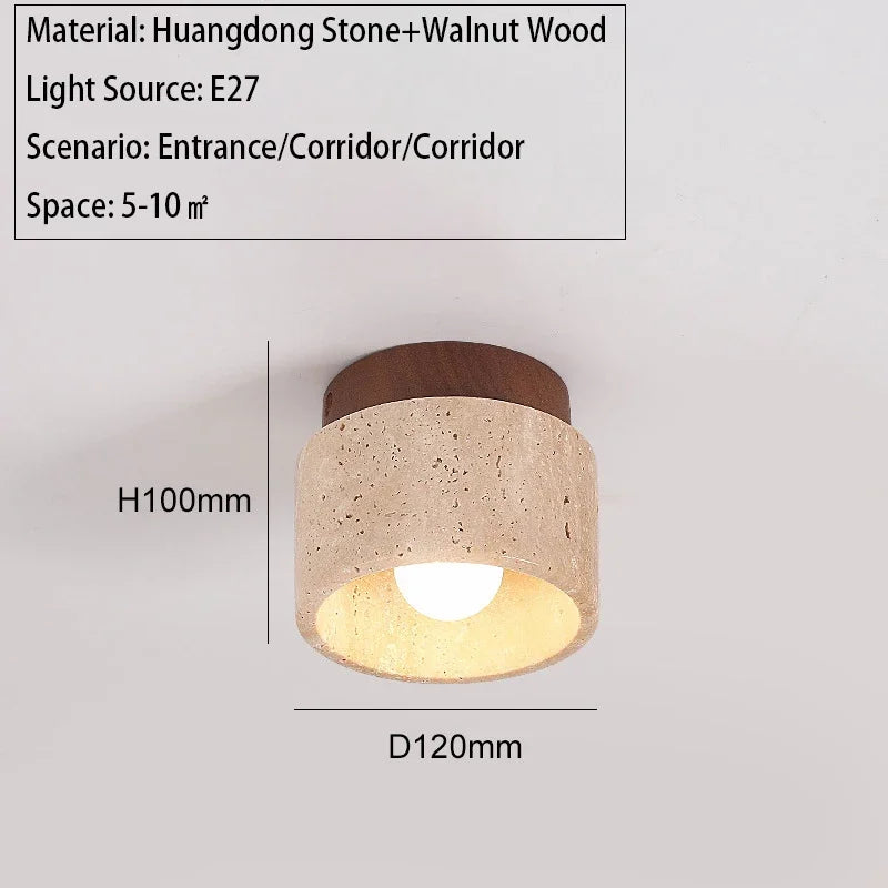 Modern Marble LED Ceiling Light for Entrance Decor