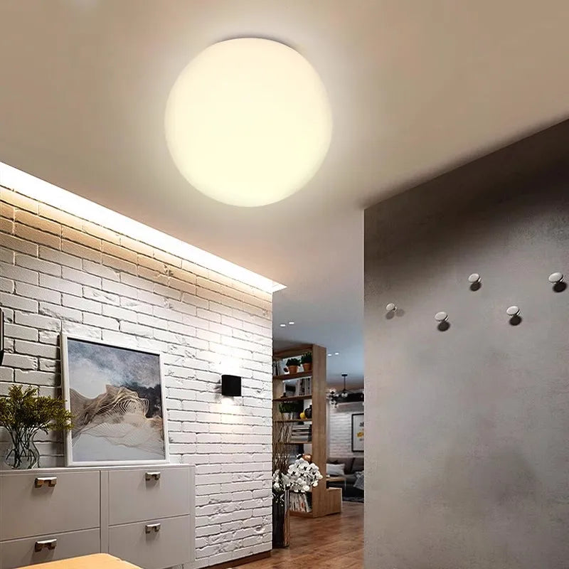 Minimalist Nordic Design Glass LED Ceiling Light