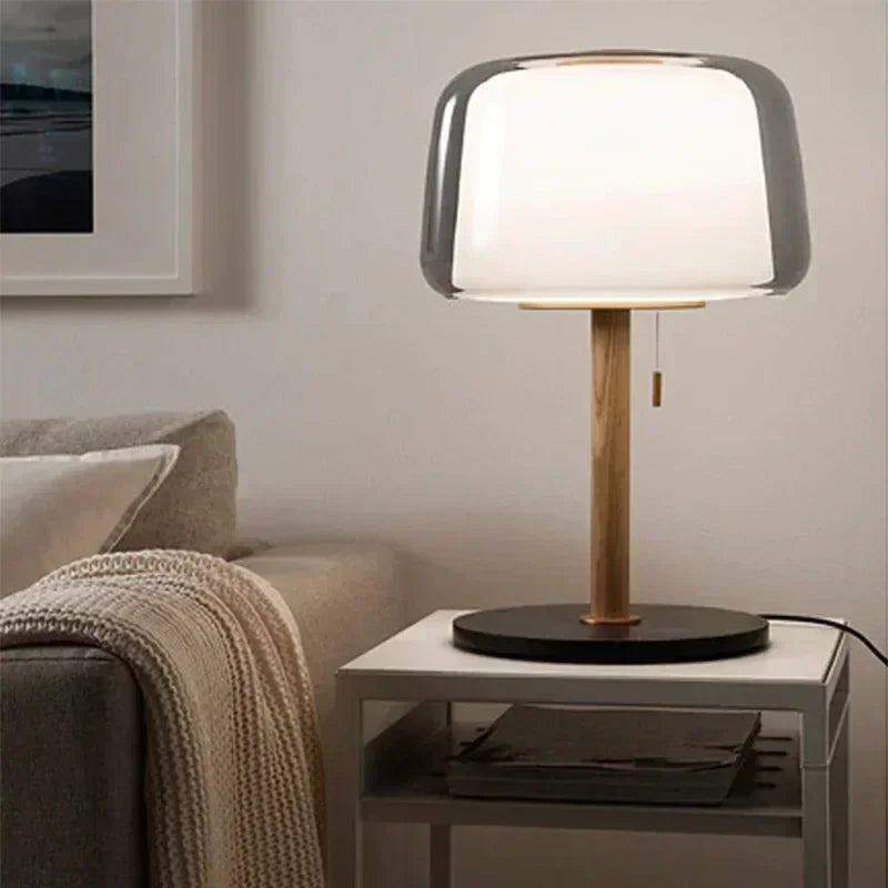 Modern High-End Glass Bedside Lamp