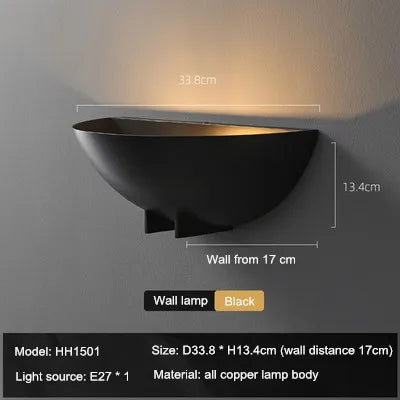 Luxury Copper Bedside Lamp for Elegant Interiors