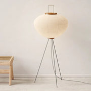 Vintage Nordic Wabi Sabi Rice Paper Floor Lamp