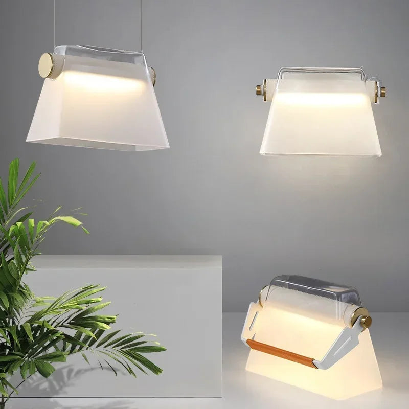 Creative Nordic Design Glass Nightstand Lamp