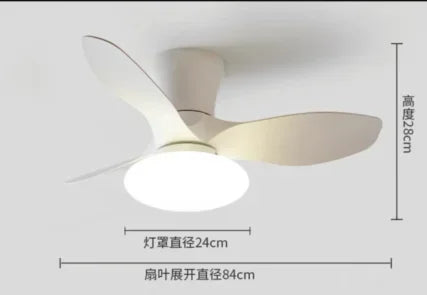 Bright Ceiling Fans with Remote Control and Dimming Feature