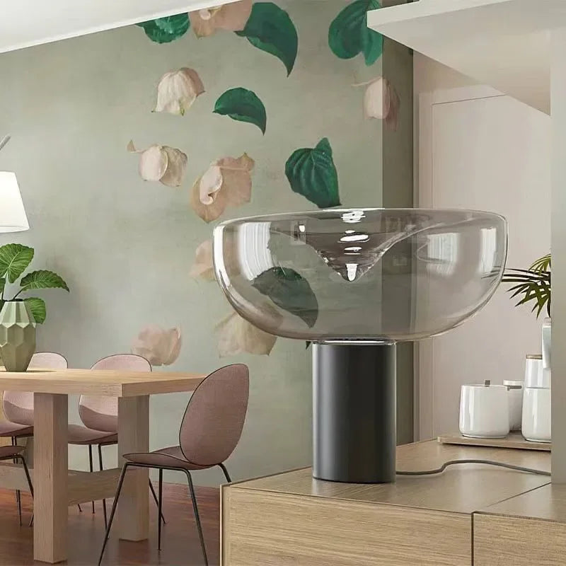 Modern Decorative Glass Radar Design Bedside Lamp