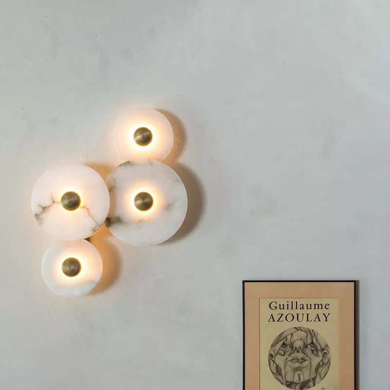 Natural Marble LED Wall Sconce