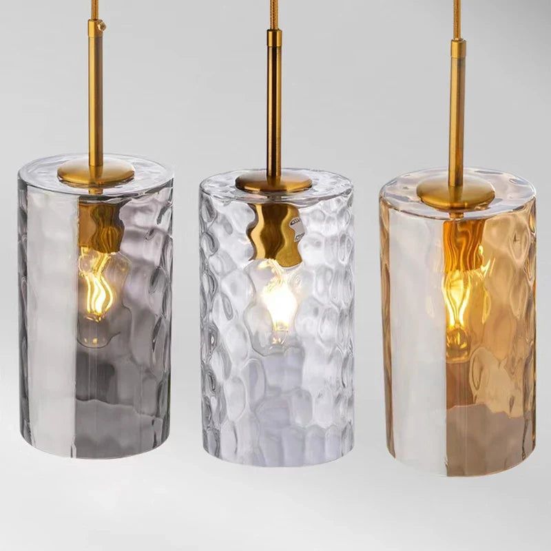 Nordic LED Glass Pendant Light for Kitchen Lighting