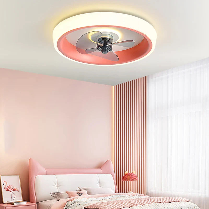 Modern LED Ceiling Fan with Remote Control - Creative & Practical