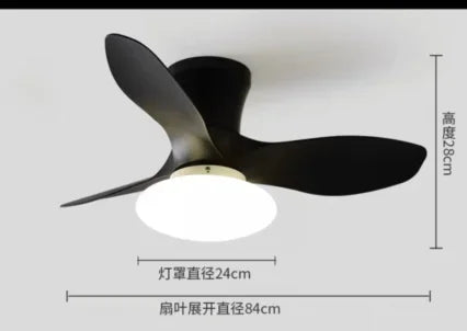 Bright Ceiling Fans with Remote Control and Dimming Feature
