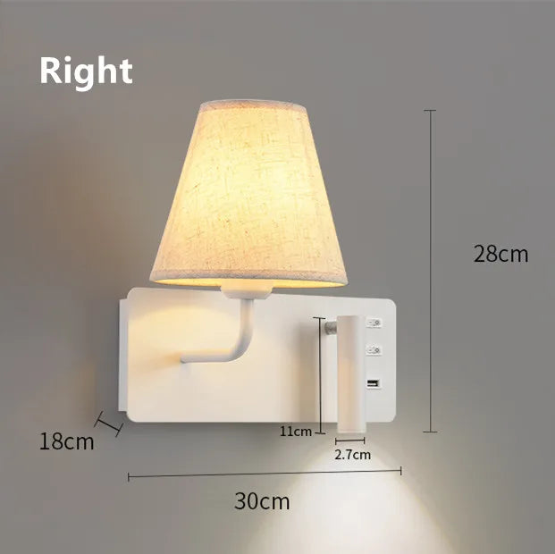 Modern USB Indoor LED Wall Sconce