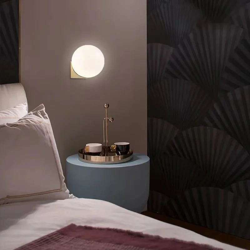 Creative Personality Art Sphere Wall Sconce