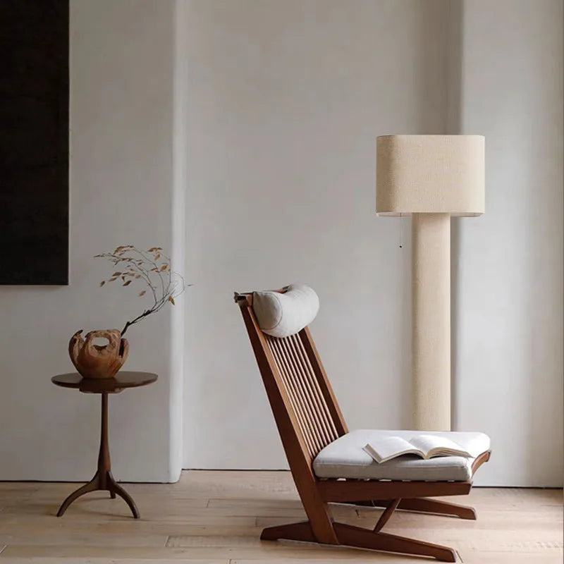 Hensley Wabi Sabi Artistic Fabric Floor Lamp for Home Decor