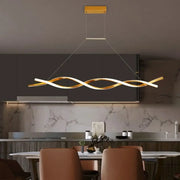 Modern Dimmable Rotating LED Chandelier for Decorative Lighting
