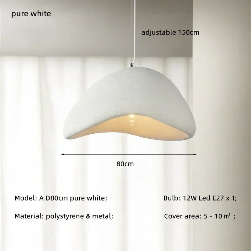 Modern Handmade Japanese Pendant Light for Home and Café