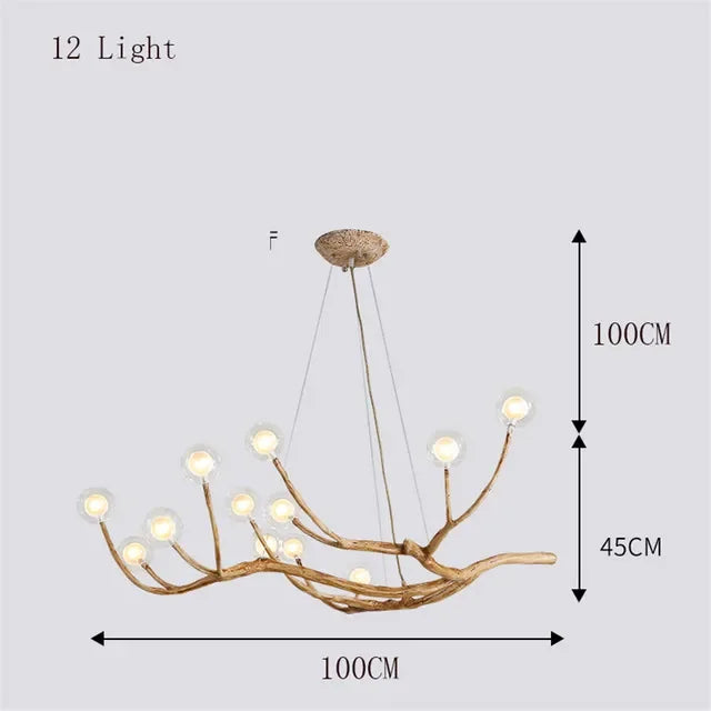 Modern Minimalist LED Chandelier for Living Room, Restaurant & Hotel