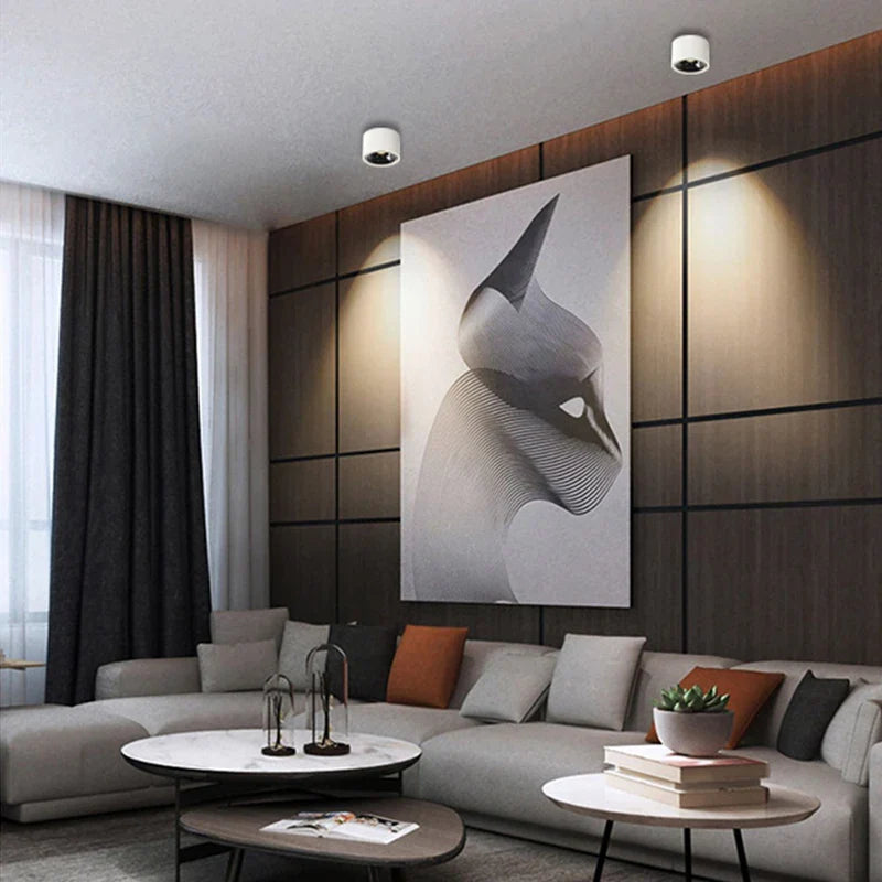 Adjustable Ultra-Slim LED Spotlight - Modern Anti-Glare Design