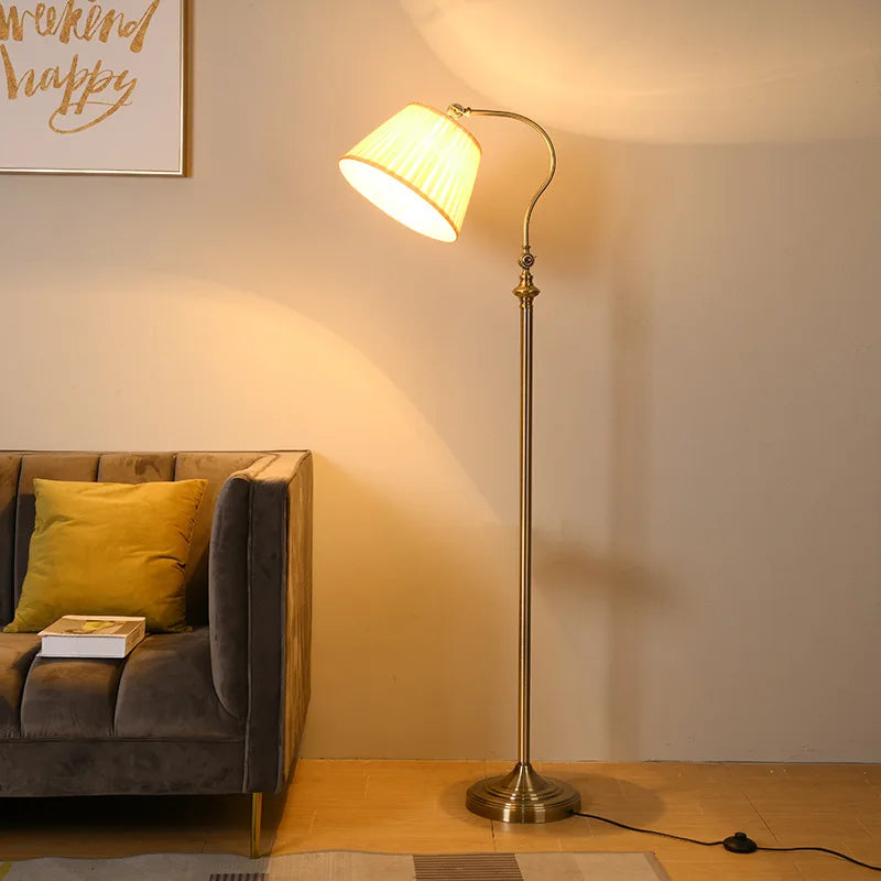 Creative Retro Iron Floor Lamp - Industrial Style for Modern Interiors