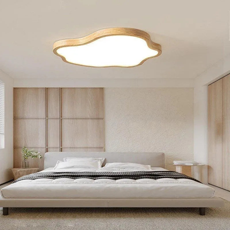 Modern Nordic Design Wooden LED Ceiling Light