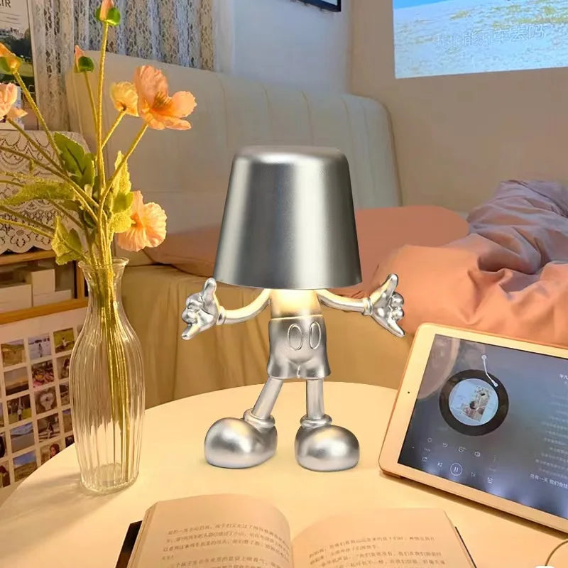 Touch Control Desk Lamp with Night Light - Decorative Christmas Gift