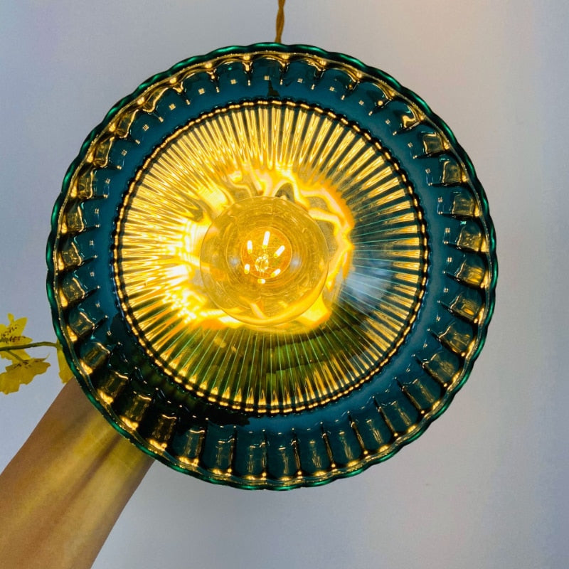 Retro Glass Shade Pendant Light by Casbelle