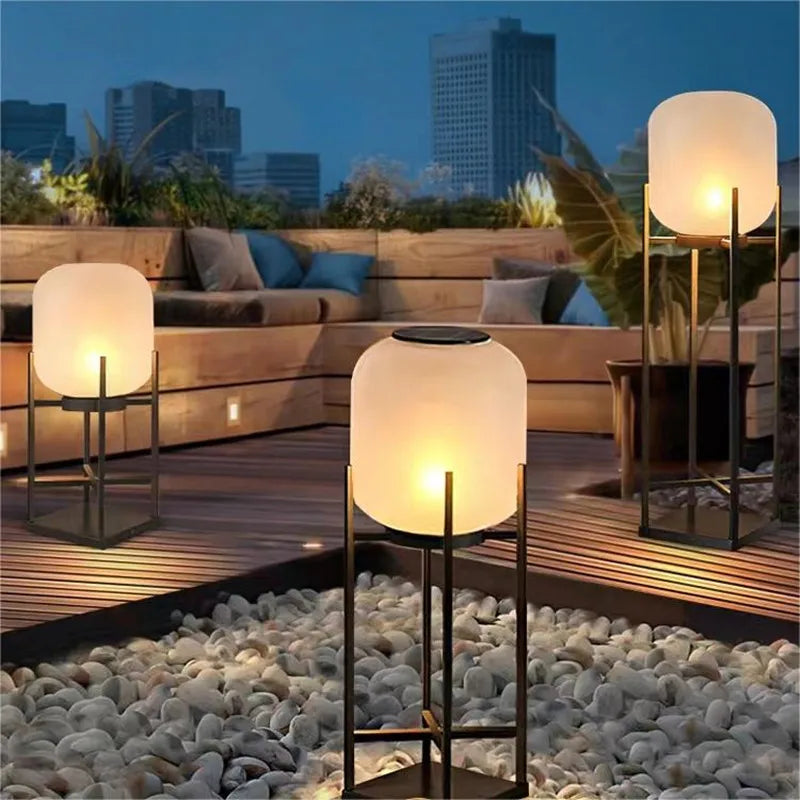 Waterproof Solar Garden Lamp and Outdoor Floor Light for Villa Decoration