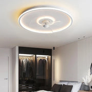 Smart Ceiling Fan with Remote Control and LED Light