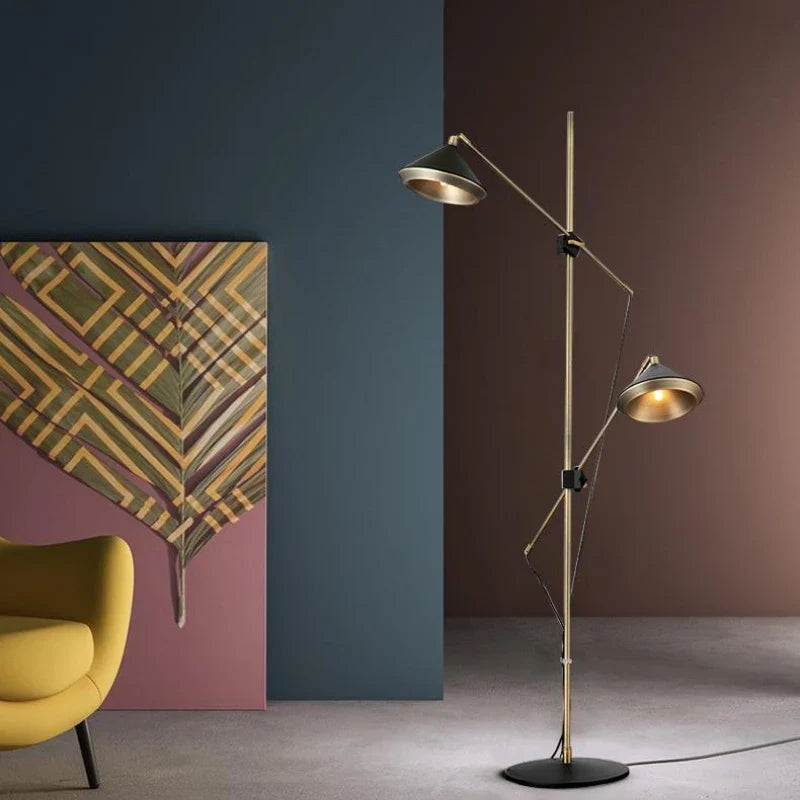 Modern Floor Lamp with Adjustable Luxury Design Speaker