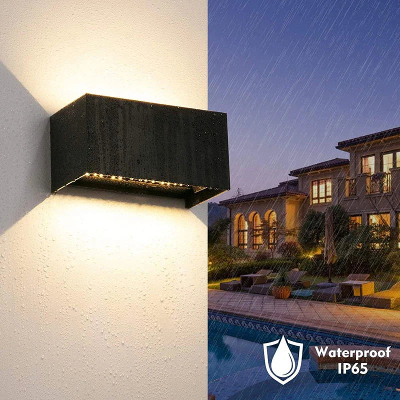 Waterproof IP65 LED Wall Sconce Up and Down Light