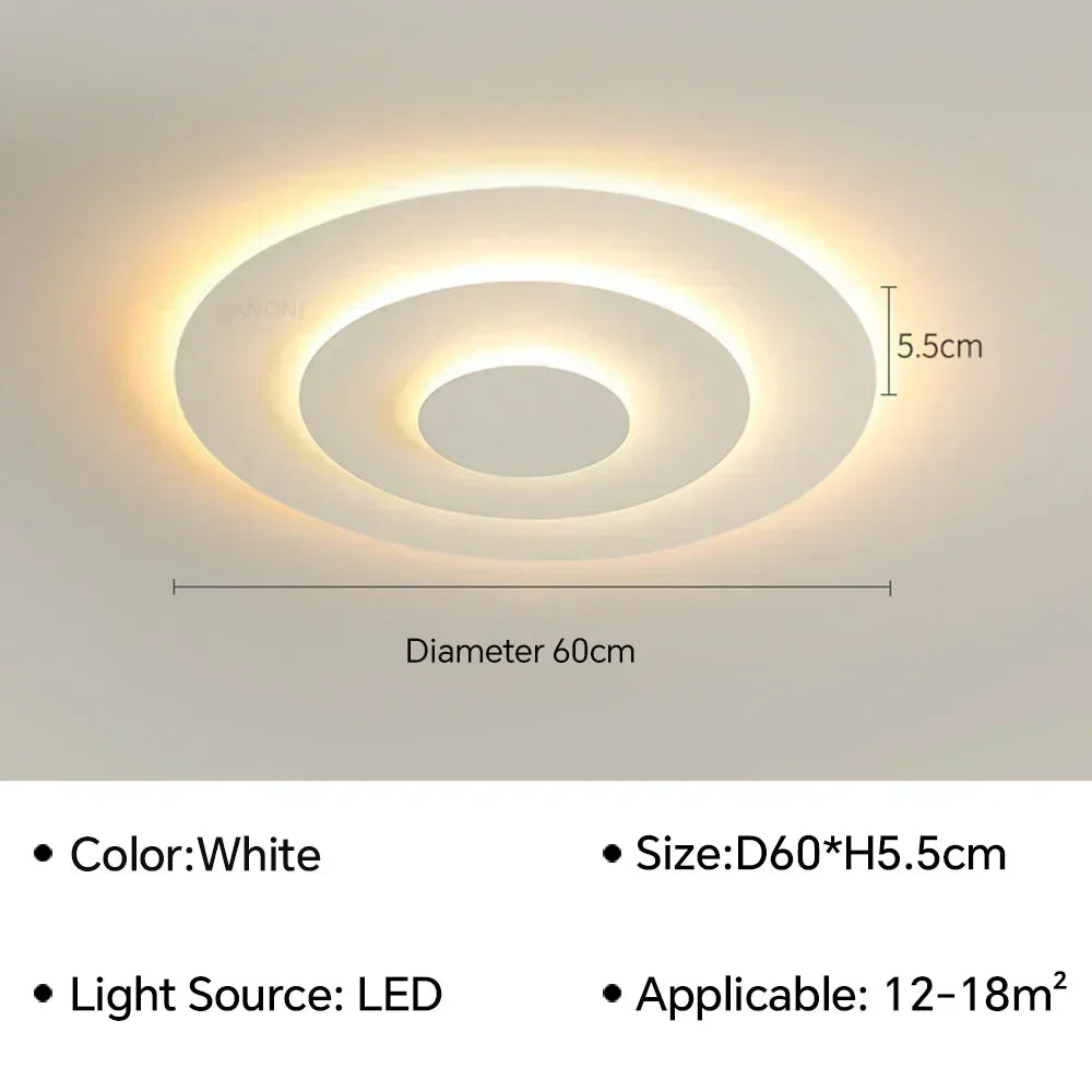 Modern LED Ceiling Light for Living Room, Dining Room, Kids Room, Study, and Hallway Home Decor